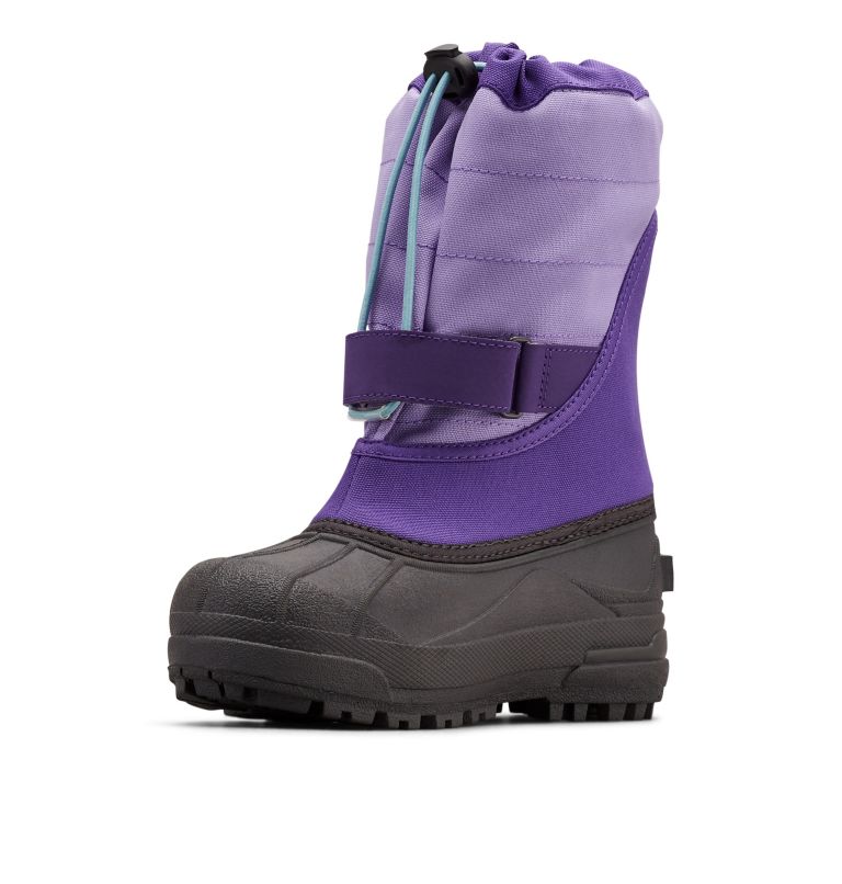 Thumbnail: Big Kids’ Powderbug Plus II Snow Boot, Color: Emperor, Paisley Purple, image 6