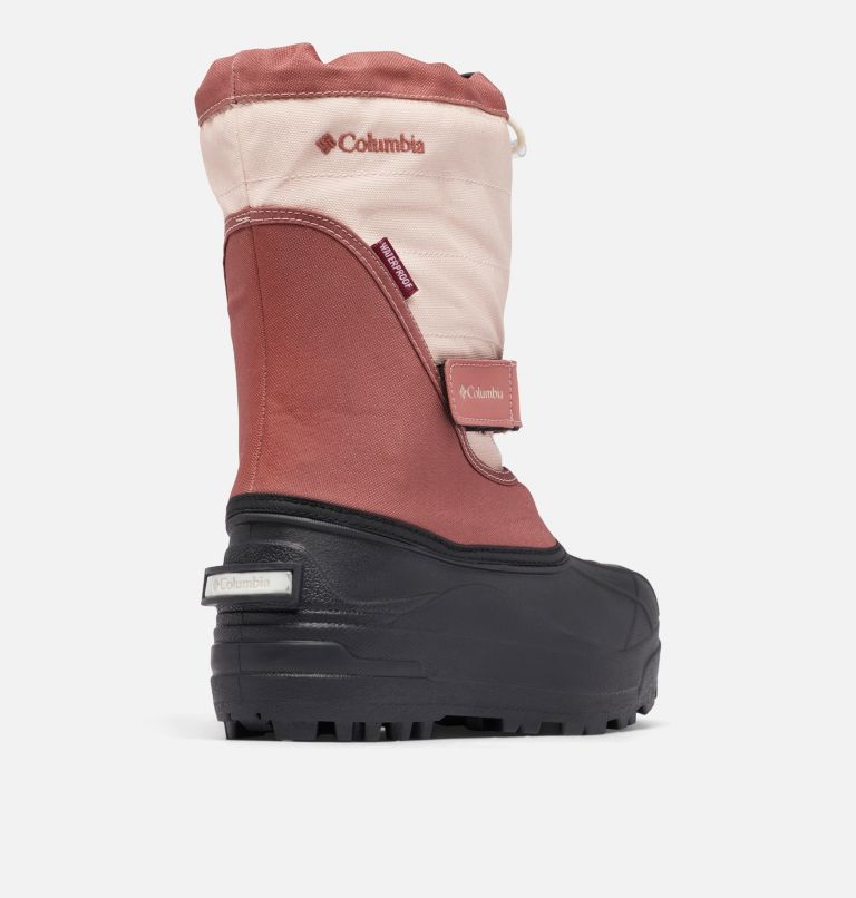 Big Kids’ Powderbug Plus II Snow Boot, Color: Dusty Pink, Beetroot, image 9