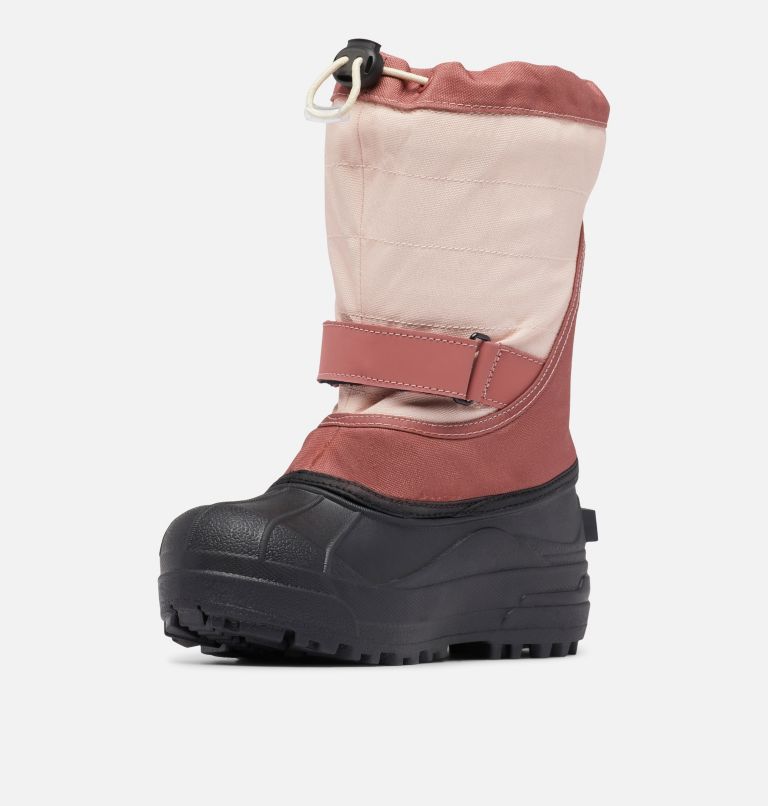 Big Kids’ Powderbug Plus II Snow Boot, Color: Dusty Pink, Beetroot, image 6