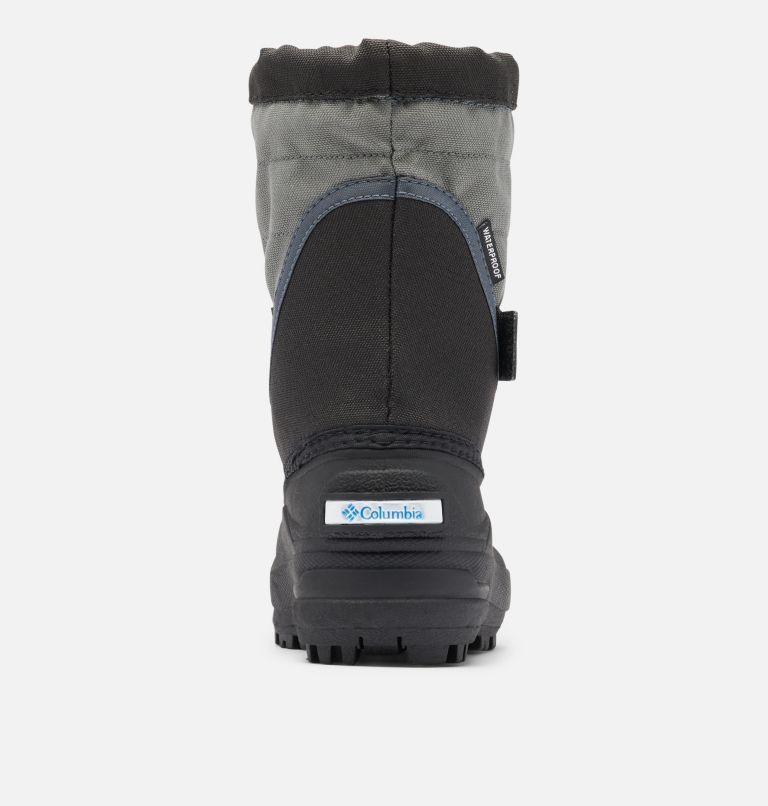 Little Kids’ Powderbug Plus II Snow Boot, Color: Black, Hyper Blue, image 8