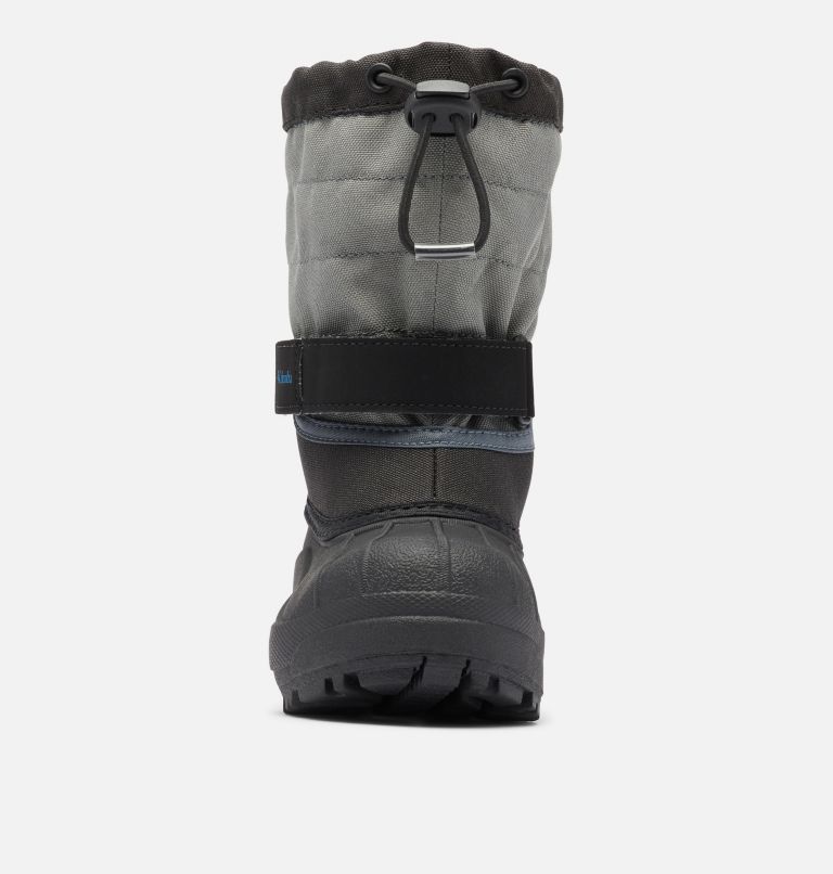 Little Kids’ Powderbug Plus II Snow Boot, Color: Black, Hyper Blue, image 7