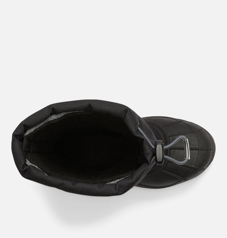 Little Kids’ Powderbug Plus II Snow Boot, Color: Black, Graphite, image 3