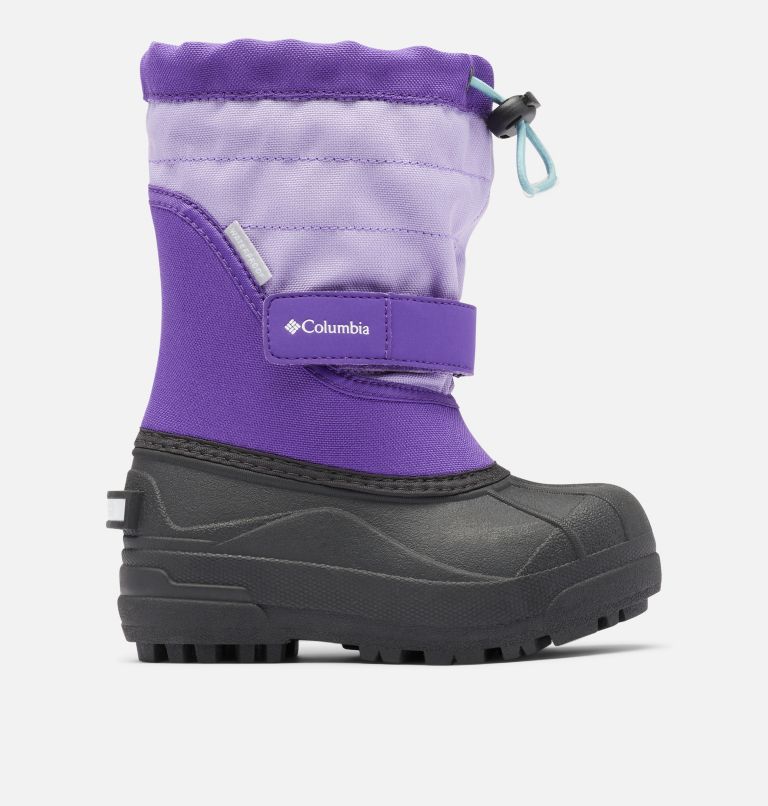 Kids' Powderbug Plus II Snow Boot, Color: Emperor, Paisley Purple, image 1