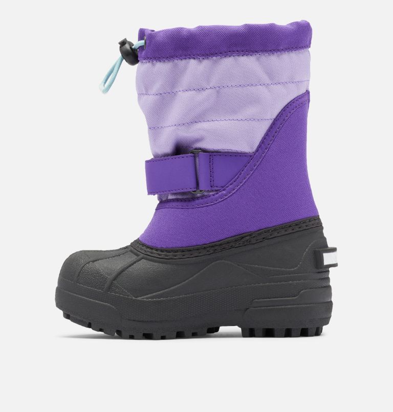 Little Kids’ Powderbug Plus II Snow Boot, Color: Emperor, Paisley Purple, image 5