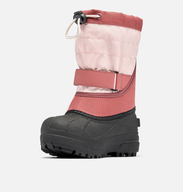 Thumbnail: Little Kids’ Powderbug Plus II Snow Boot, Color: Dusty Pink, Beetroot, image 6