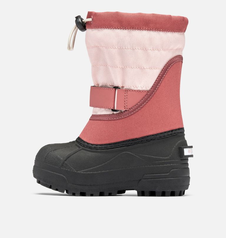 Thumbnail: Little Kids’ Powderbug Plus II Snow Boot, Color: Dusty Pink, Beetroot, image 5