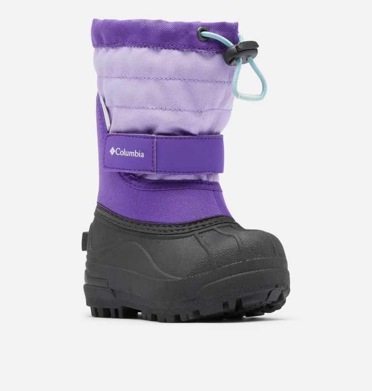Toddler Powderbug Plus II Snow Boot, Color: Emperor, Paisley Purple, image 2