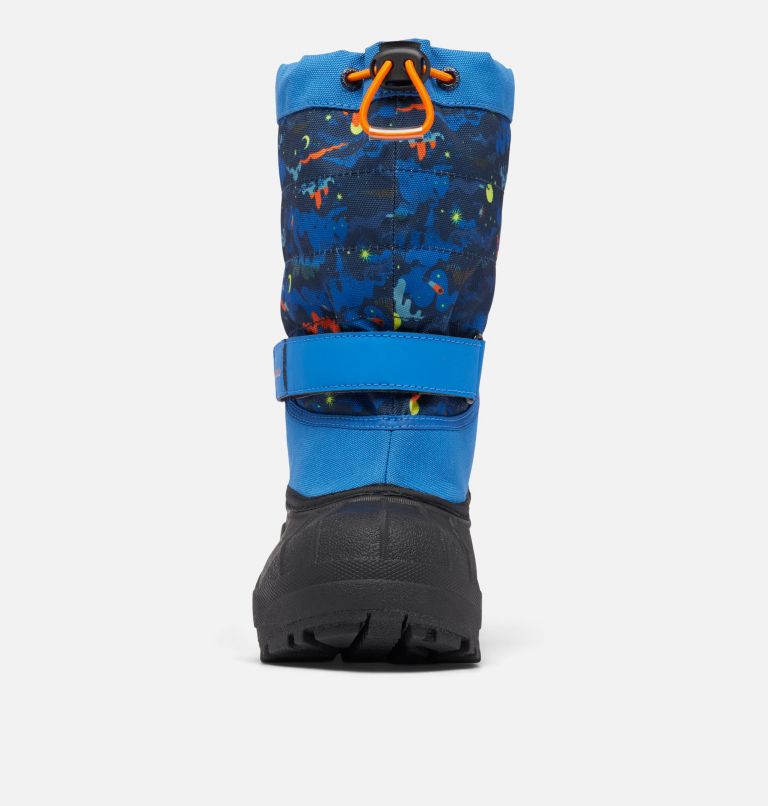 Big Kids’ Powderbug Plus II Print Snow Boot, Color: Bright Indigo, Bright Orange, image 7