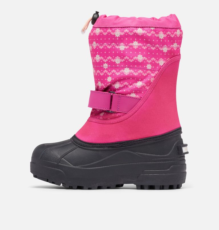 Big Kids’ Powderbug Plus II Print Snow Boot, Color: Pink Ice, Dusty Pink, image 5