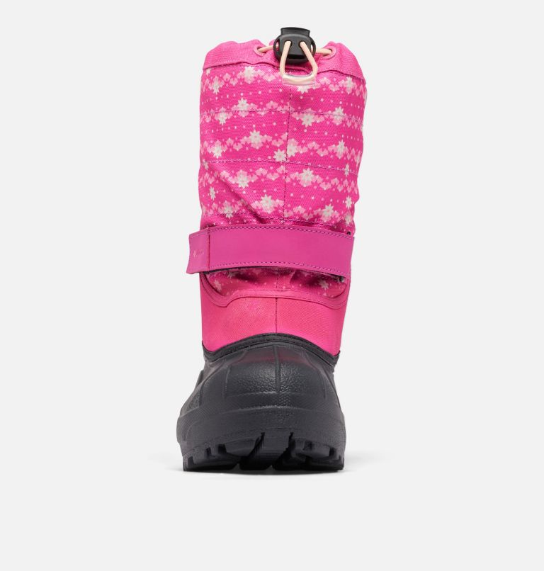 Big Kids’ Powderbug Plus II Print Snow Boot, Color: Pink Ice, Dusty Pink, image 7