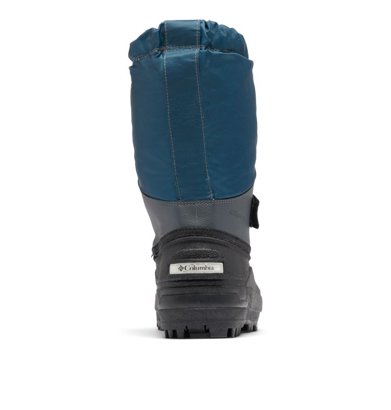 Big Kids’ Powderbug Forty Snow Boot, Color: Petrol Blue, Mountain Red, image 8