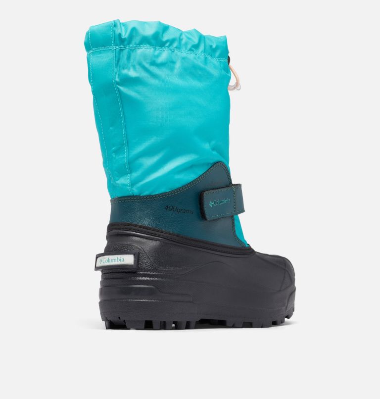 Big Kids’ Powderbug Forty Snow Boot, Color: Bright Aqua, Night Wave, image 9