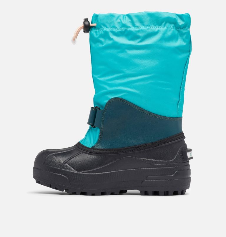 Big Kids’ Powderbug Forty Snow Boot, Color: Bright Aqua, Night Wave, image 5