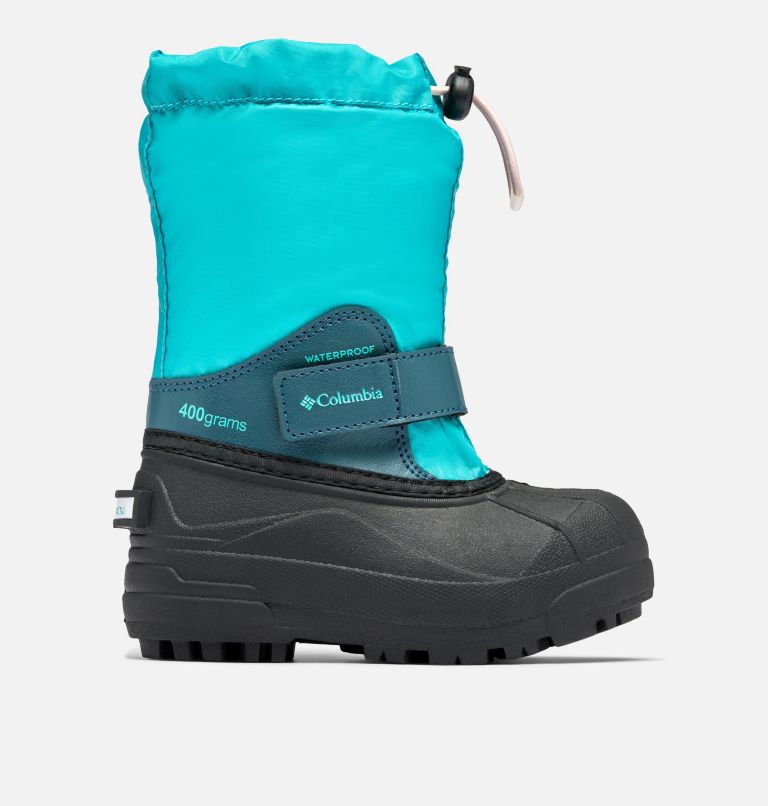 Little Kids’ Powderbug Forty Snow Boot, Color: Bright Aqua, Night Wave, image 1