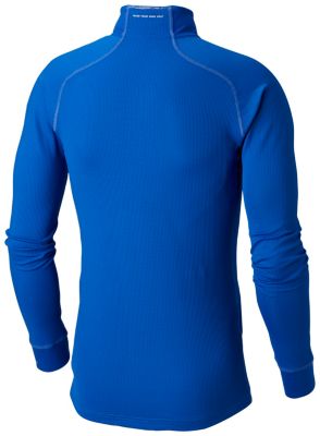 Men&rsquo;s Heavyweight II Stretch Baselayer Long Sleeve Half Zip Shirt Heavyweight II Long Sleeve Hal | 054 | XXL, Azul, back