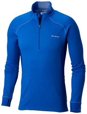 Men&rsquo;s Heavyweight II Stretch Baselayer Long Sleeve Half Zip Shirt Heavyweight II Long Sleeve Hal | 054 | XXL, Azul, front