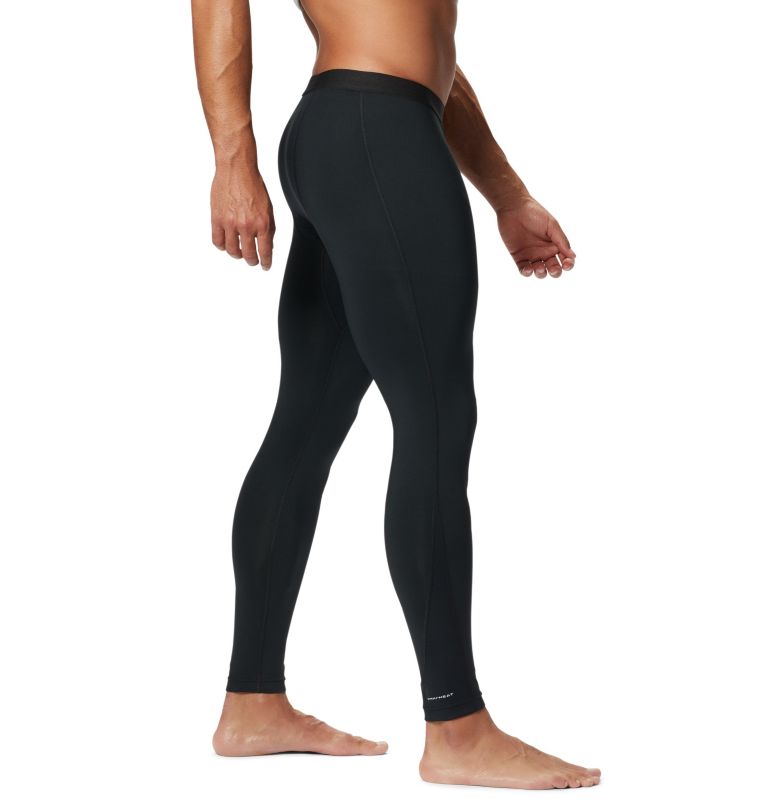 Thumbnail: Men's Heavyweight Stretch Baselayer Tights, Color: Black, image 3