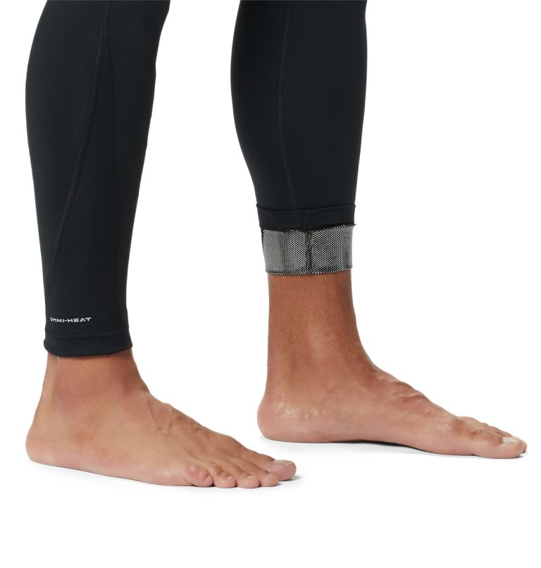 Men's Heavyweight Stretch Baselayer Tights, Color: Black