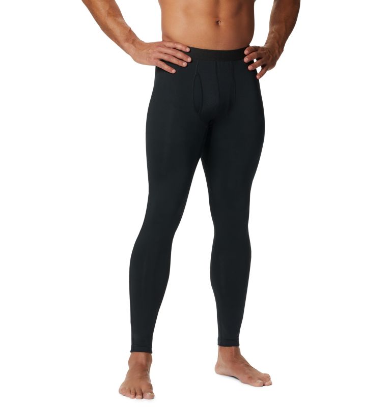 Men's Heavyweight Stretch Baselayer Tights, Color: Black