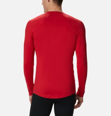 mens red thermal shirt