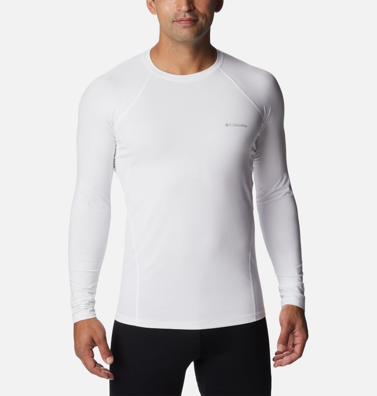 Men’s Omni-Heat Midweight Baselayer Crew, Color: White, image 1