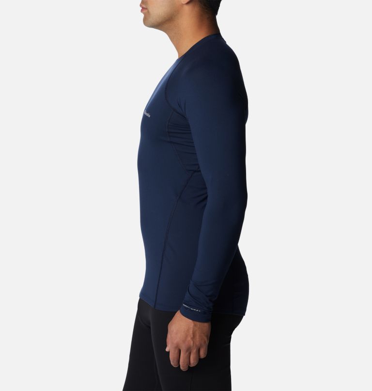Thumbnail: Men’s Omni-Heat Midweight Baselayer Crew - Tall, Color: Collegiate Navy, image 3