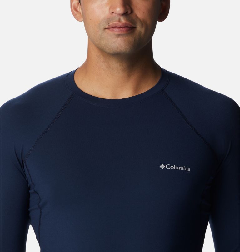 Thumbnail: Men’s Omni-Heat Midweight Baselayer Crew - Tall, Color: Collegiate Navy, image 4