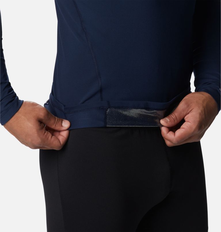 Thumbnail: Men’s Omni-Heat Midweight Baselayer Crew - Tall, Color: Collegiate Navy, image 5