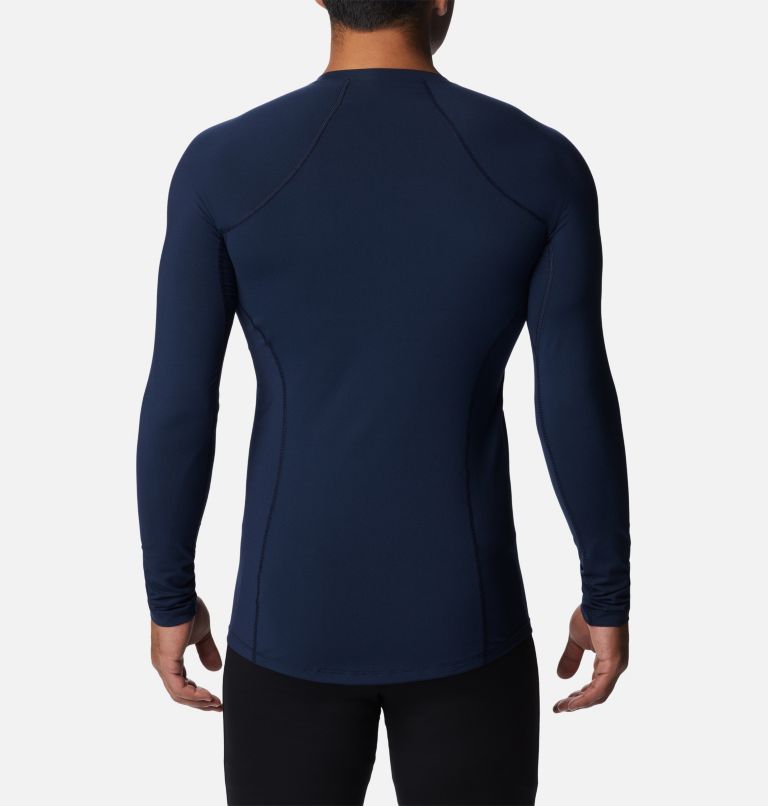 Thumbnail: Men’s Omni-Heat Midweight Baselayer Crew - Tall, Color: Collegiate Navy, image 2