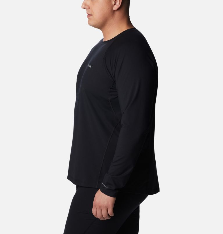 Thumbnail: Men’s Midweight Stretch Baselayer Shirt - Big, Color: Black, image 3
