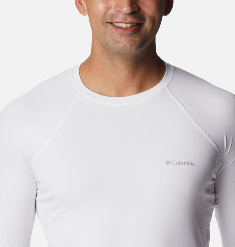Thumbnail: Men’s Omni-Heat Midweight Baselayer Crew - Tall, Color: White, image 4