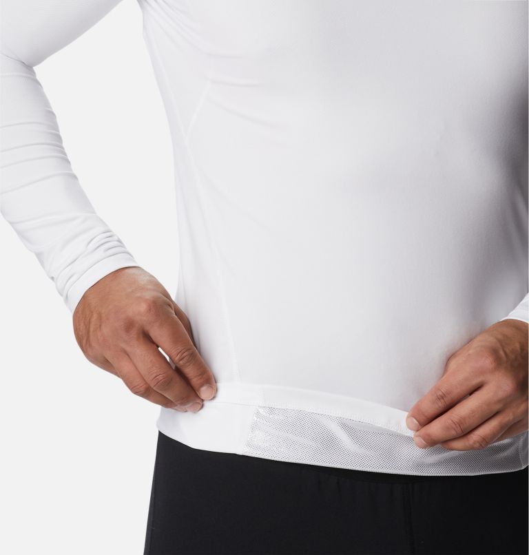 Haut à manches longues Midweight Stretch pour homme - Grandes tailles, Color: White, image 5