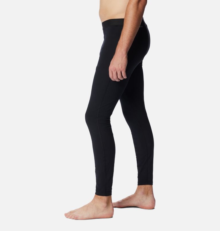 Thumbnail: Men's Midweight Stretch Baselayer Tights, Color: Black, image 3