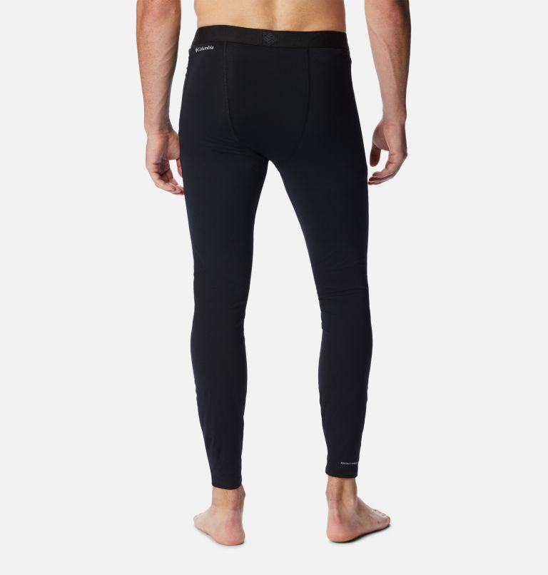 Thumbnail: Men's Midweight Stretch Baselayer Tights, Color: Black, image 2
