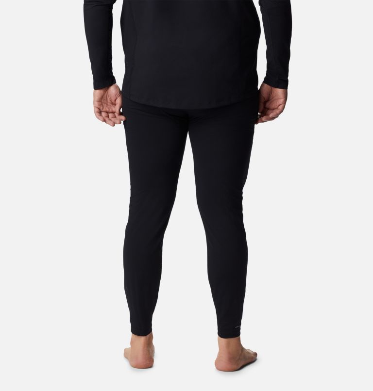 Men's Midweight Stretch Baselayer Tights - Big, Color: Black, image 2
