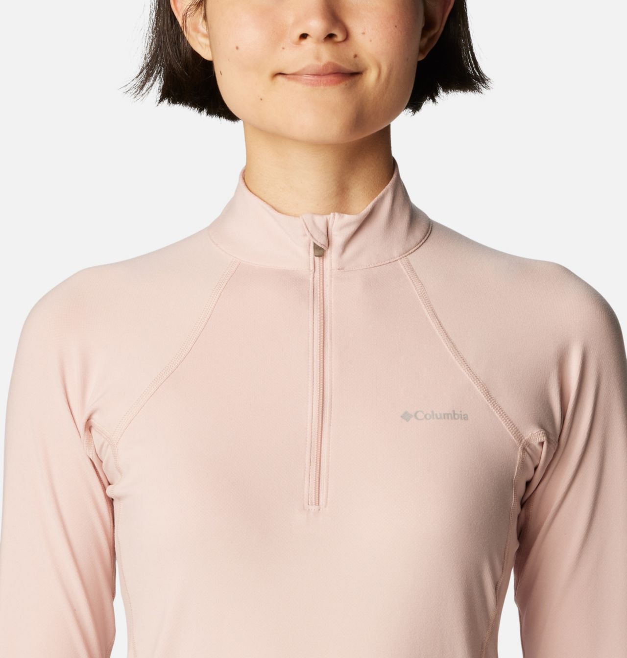 Chandail extensible mi-épais à demi-fermeture éclair à manches longues  Midweight Stretch pour femme 4