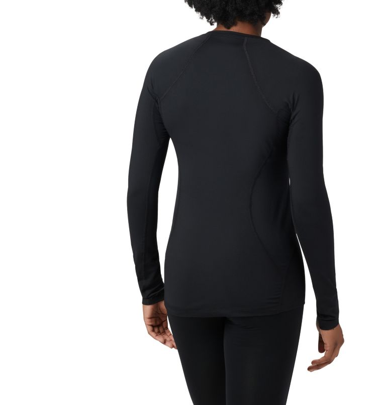 Thumbnail: Haut à manches longues Midweight Stretch Femme, Color: Black, image 2