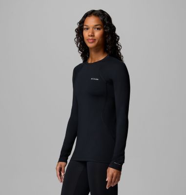 Haut à manches longues Midweight Stretch Femme, Color: Black, image 3
