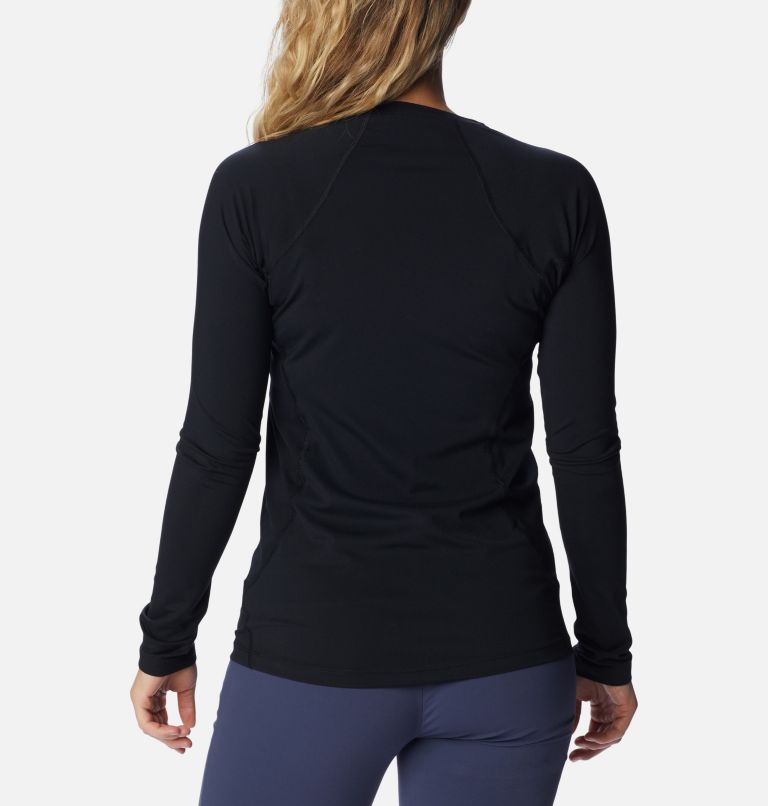 Thumbnail: Midweight Stretch Long Sleeve Top | 011 | XS, Color: Black, image 2