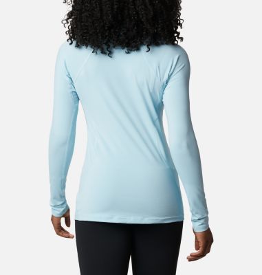 Camiseta de manga larga Midweight para mujer Midweight Stretch Long Sleeve Top | 010 | L, Sky Blue, back