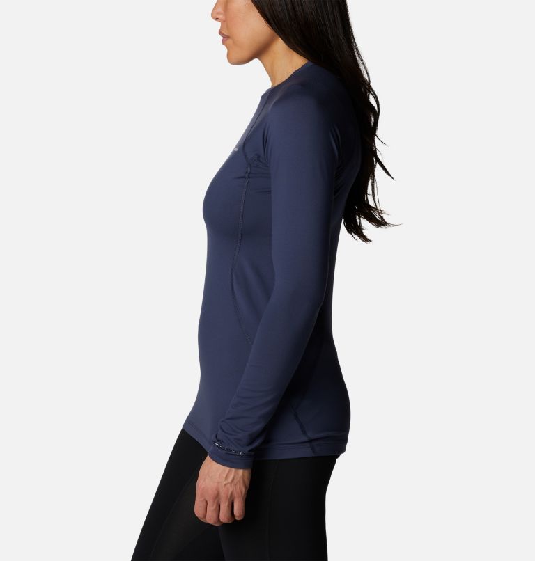 Women’s Midweight Stretch Baselayer Long Sleeve Shirt, Color: Nocturnal, image 3