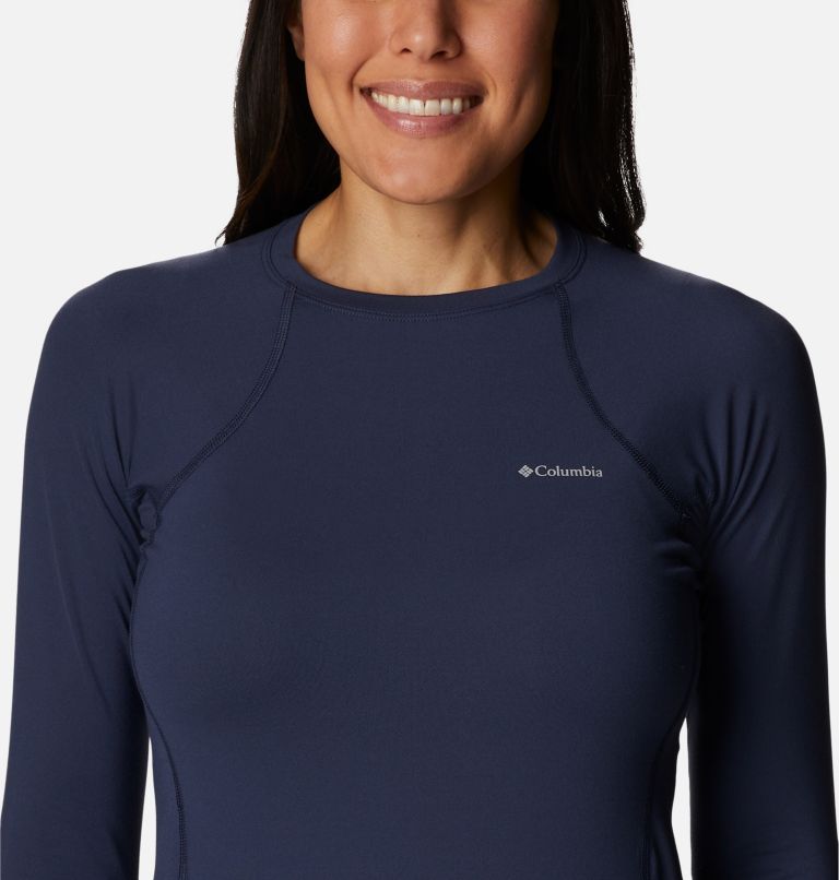Thumbnail: Women’s Midweight Stretch Baselayer Long Sleeve Shirt, Color: Nocturnal, image 4