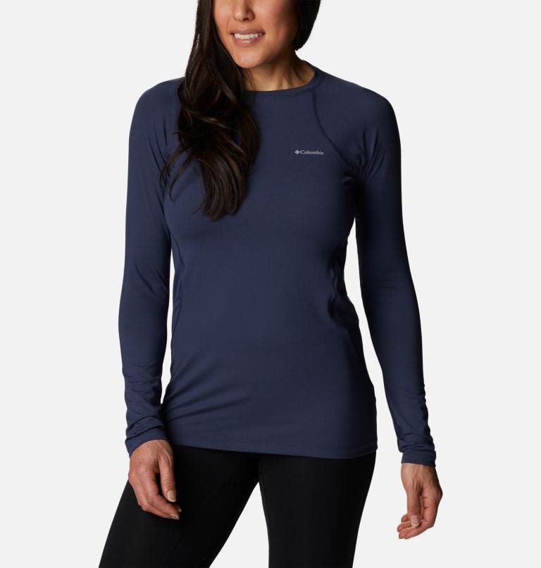 Thumbnail: Women’s Omni-Heat Midweight Baselayer Crew, Color: Nocturnal, image 1