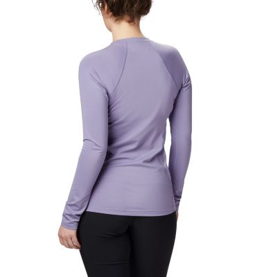 Camiseta de manga larga Midweight para mujer Midweight Stretch Long Sleeve Top | 010 | L, Dusty Iris, back