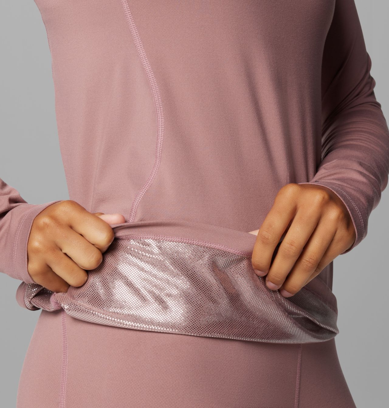 Chandail mi-épais extensible à manches longues Midweight Stretch Femme 6