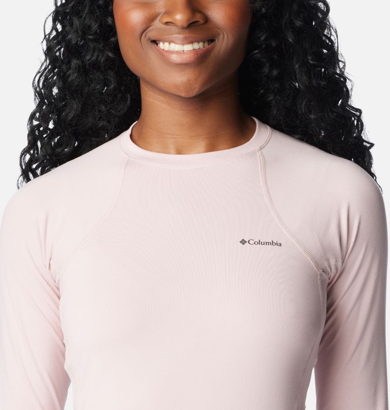 Women’s Omni-Heat Midweight Baselayer Crew, Color: Dusty Pink, image 4