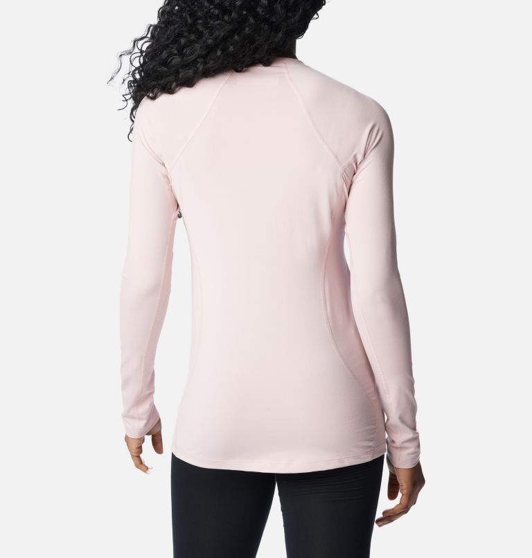Women’s Omni-Heat Midweight Baselayer Crew, Color: Dusty Pink, image 2
