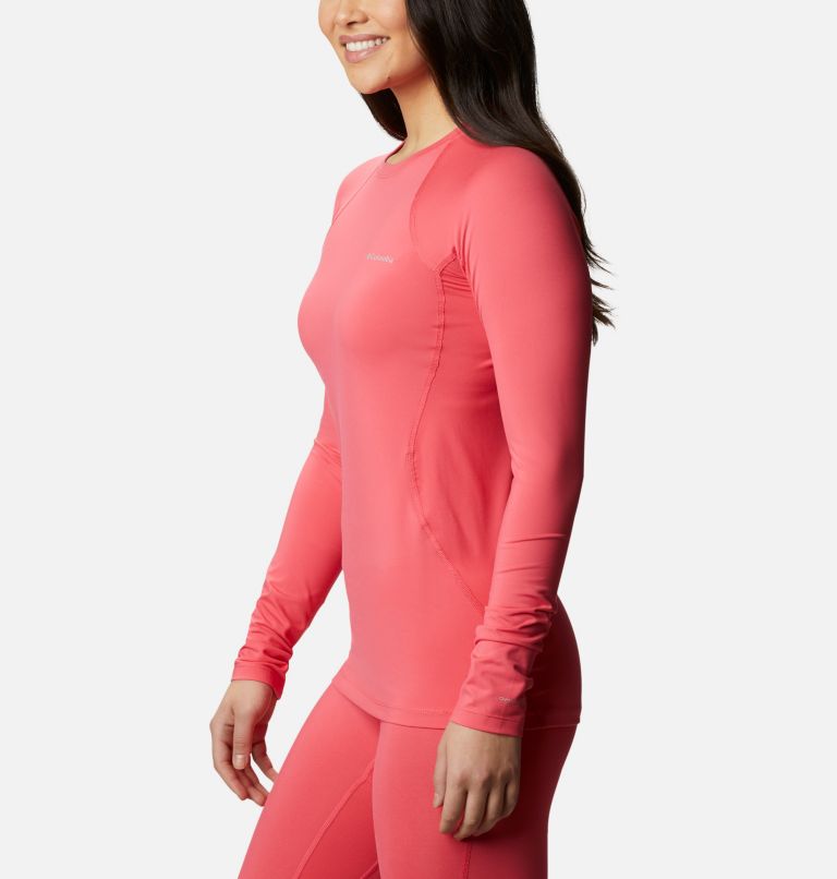 Midweight Stretch Long Sleeve Top | 673 | XS, Color: Bright Geranium, image 3