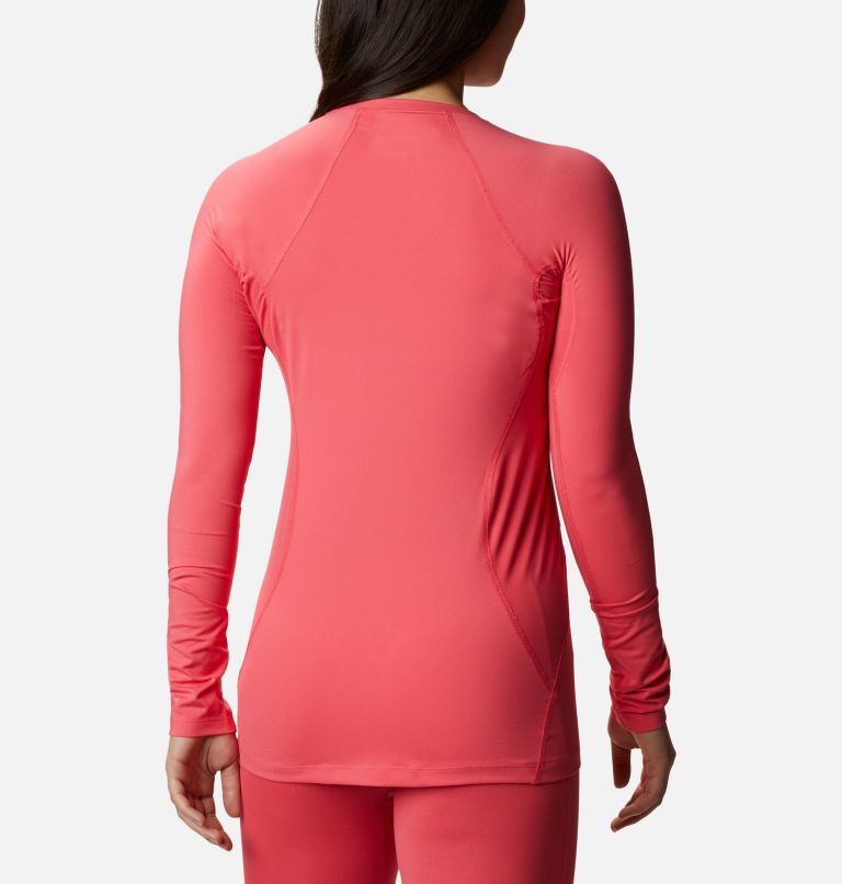Midweight Stretch Long Sleeve Top | 673 | XS, Color: Bright Geranium, image 2