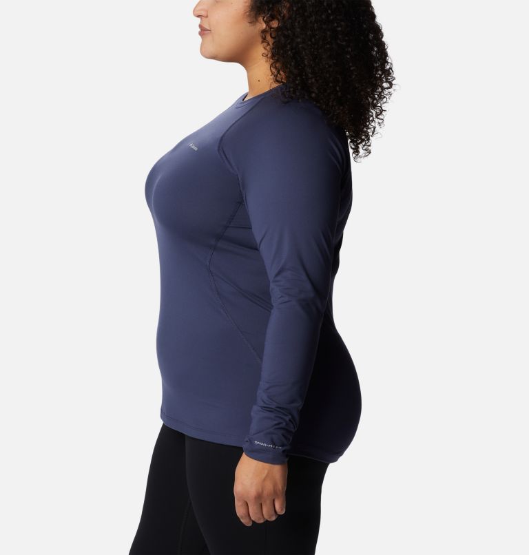 Women’s Omni-Heat Midweight Baselayer Crew - Plus Size, Color: Nocturnal, image 3